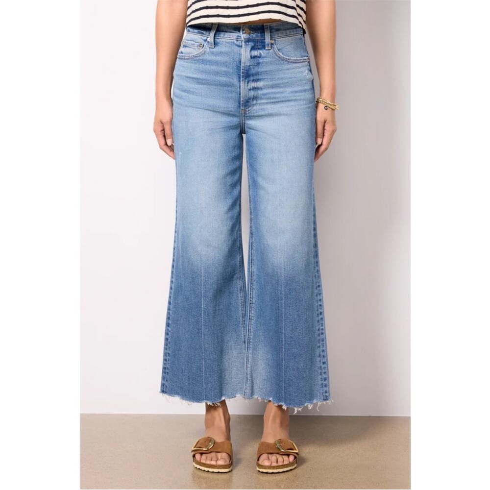 Pistola Lana wide leg cropped jeans size 32 rhythm vintage wash